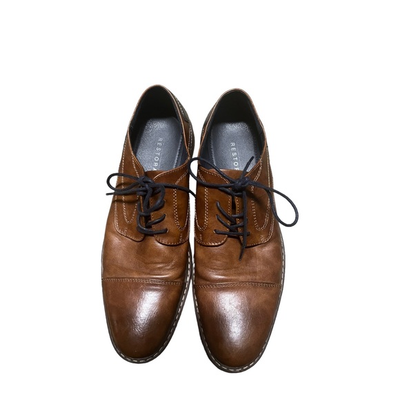 Men’s Restoration Oxford Dress Shoe Cap Toe Sz 8 - Picture 4 of 6